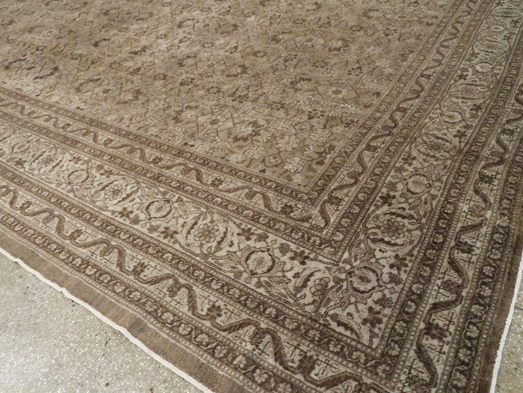 Antique Persian Tabriz Carpet, No.18815 - Staging