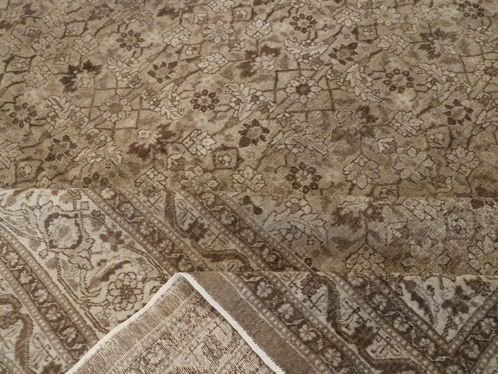 Antique Persian Tabriz Carpet, No.18815 - Staging