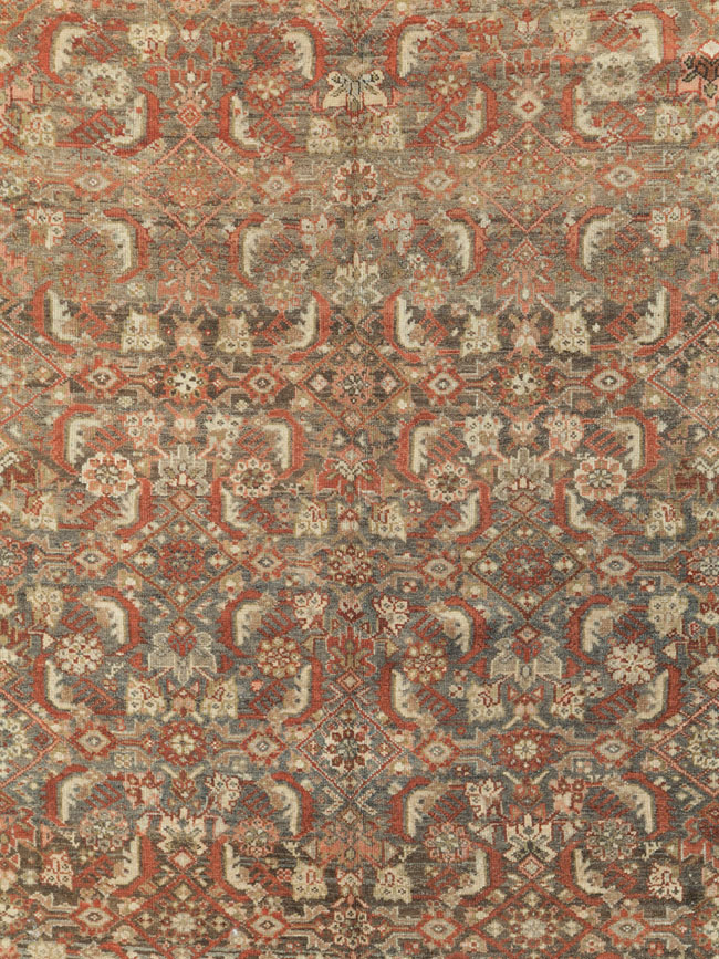 Antique Persian Kurdish Gallery Carpet, No.18844 - Staging