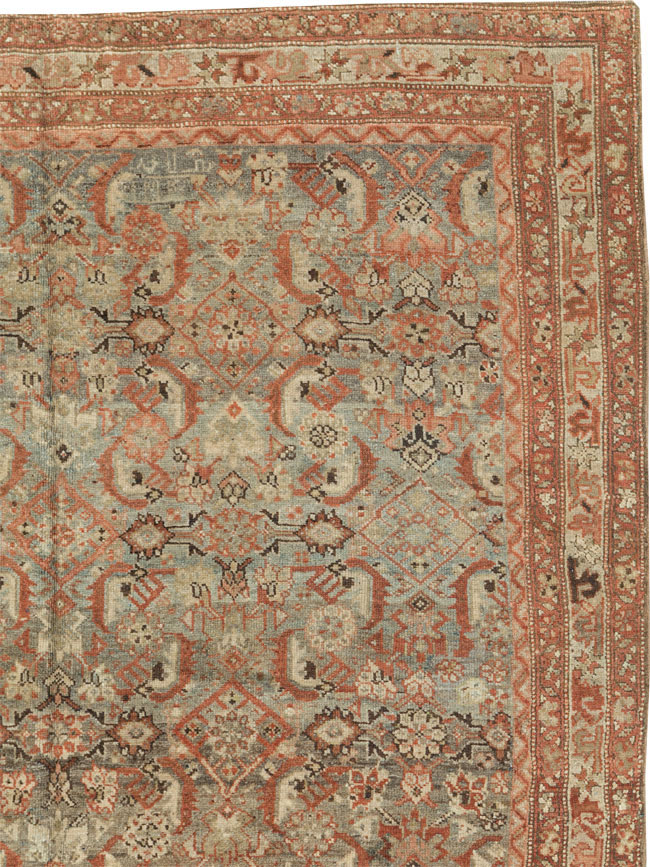 Antique Persian Kurdish Gallery Carpet, No.18844 - Staging