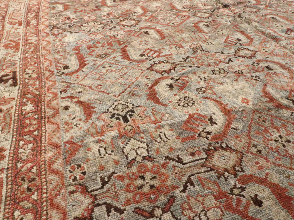Antique Persian Kurdish Gallery Carpet, No.18844 - Staging