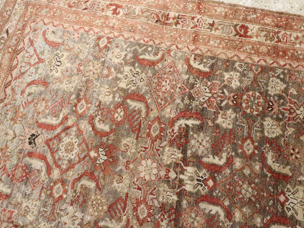 Antique Persian Kurdish Gallery Carpet, No.18844 - Staging