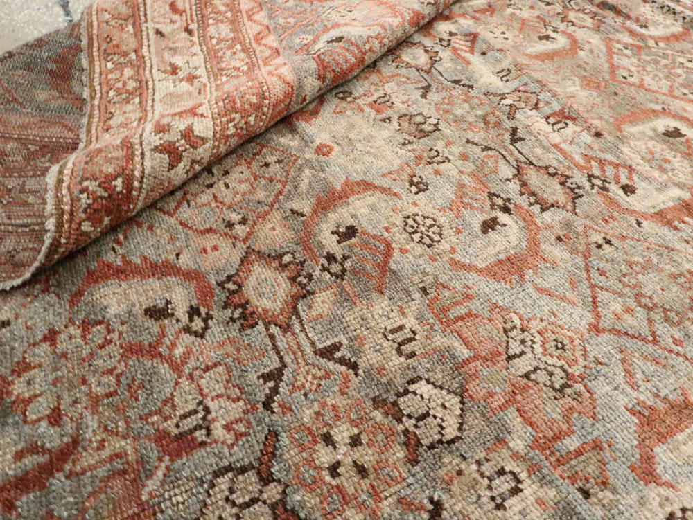Antique Persian Kurdish Gallery Carpet, No.18844 - Staging