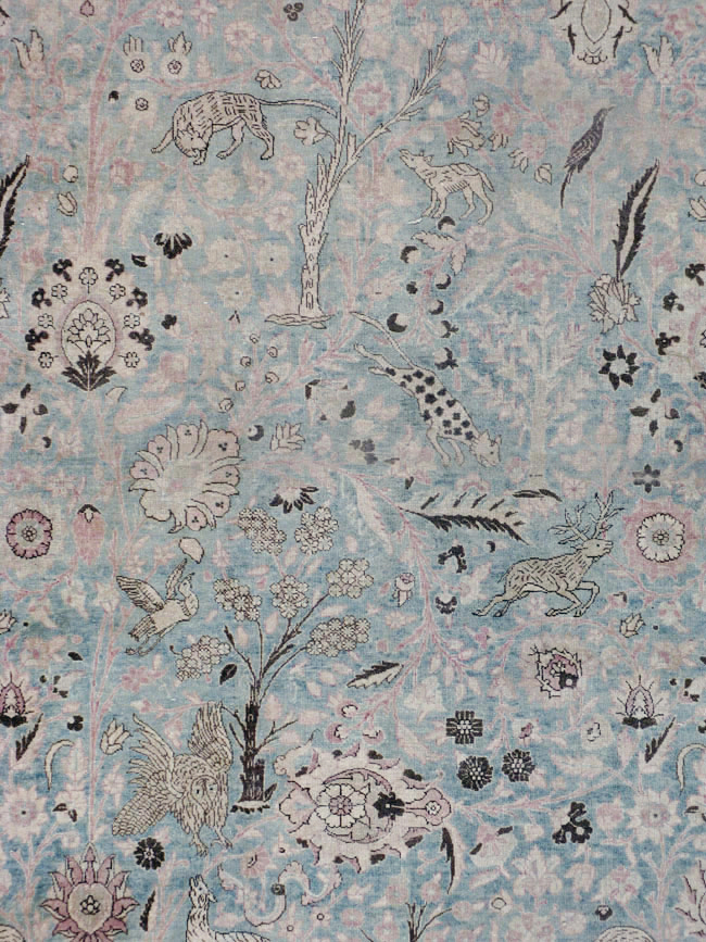 Antique Persian Tabriz Carpet, No.18846 - Staging