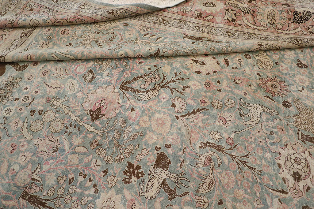 Antique Persian Tabriz Carpet, No.18846 - Staging