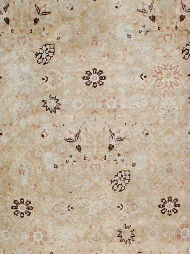 Antique Persian Tabriz Carpet, No.18848 - Staging