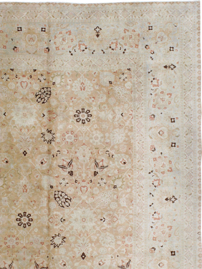 Antique Persian Tabriz Carpet, No.18848 - Staging