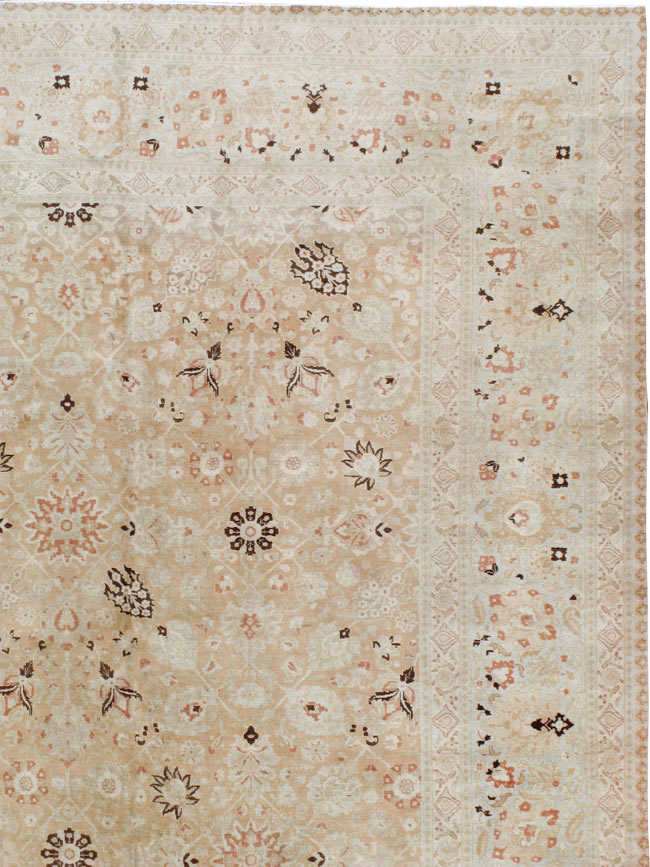 Antique Persian Tabriz Carpet, No.18848 - Staging