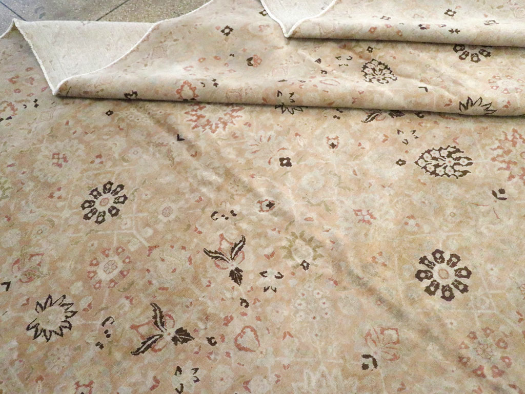 Antique Persian Tabriz Carpet, No.18848 - Staging