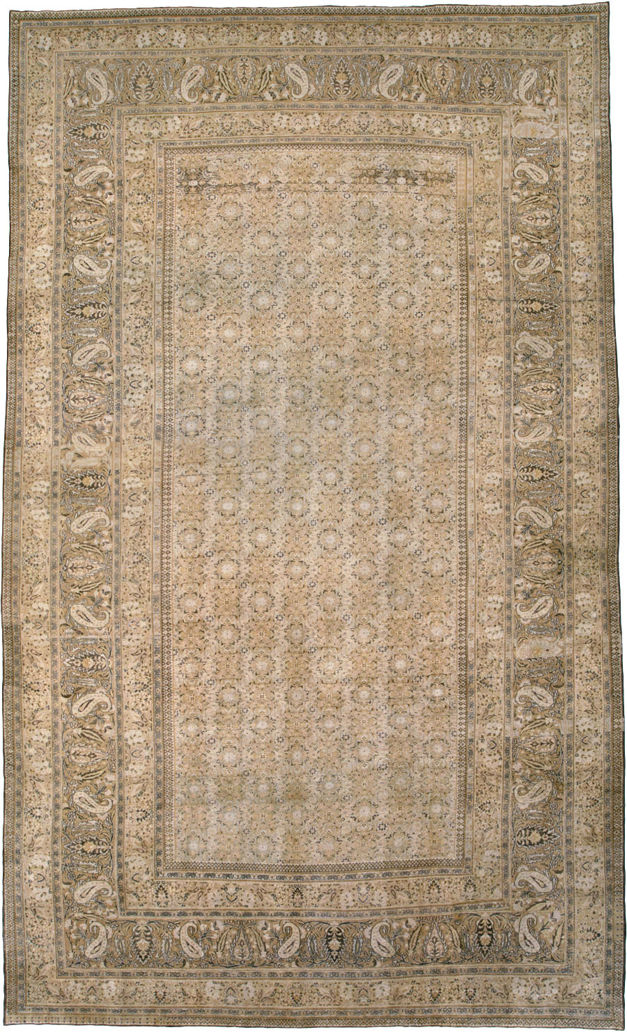 Antique Persian Dorokhsh Carpet, No.18851 - Staging