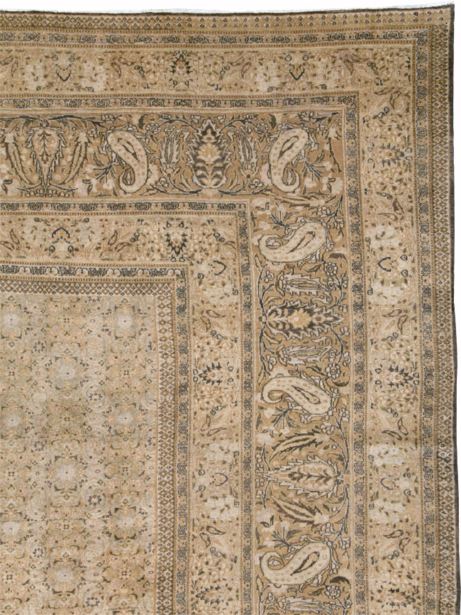 Antique Persian Dorokhsh Carpet, No.18851 - Staging