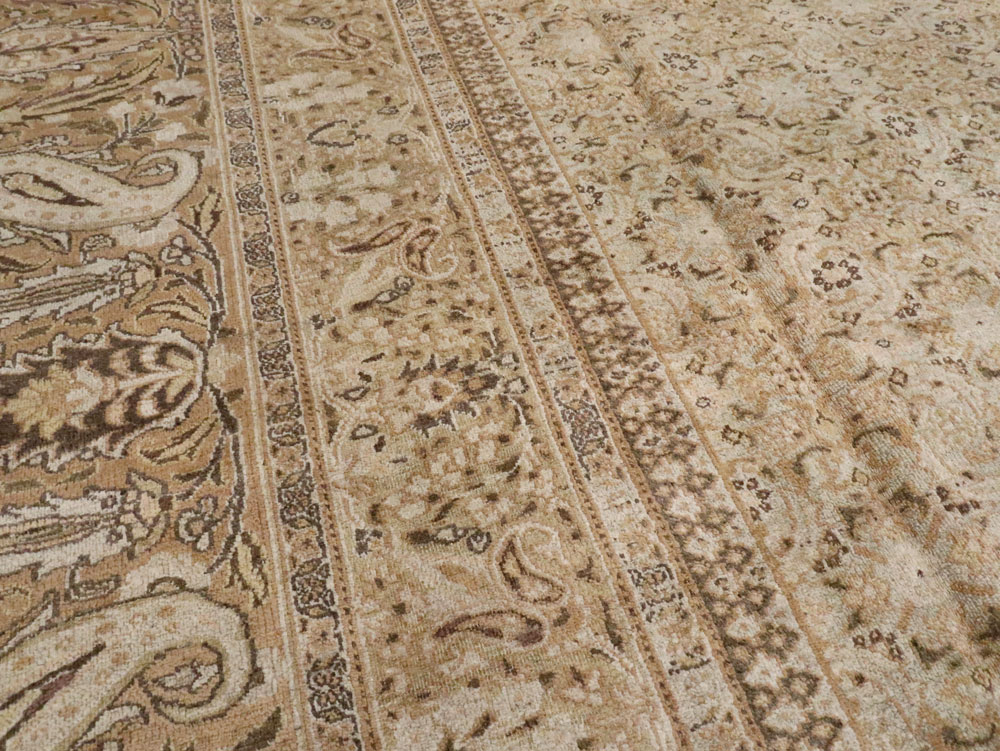 Antique Persian Dorokhsh Carpet, No.18851 - Staging