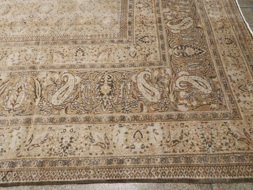 Antique Persian Dorokhsh Carpet, No.18851 - Staging