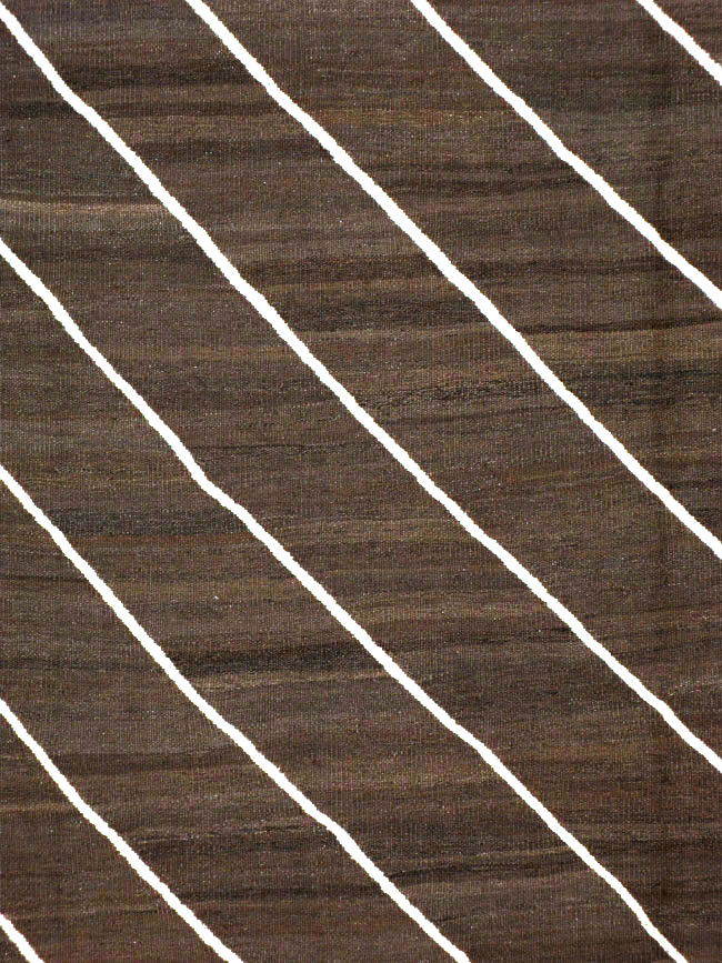 Vintage Persian Modernist Kilim, No.18872 - Staging