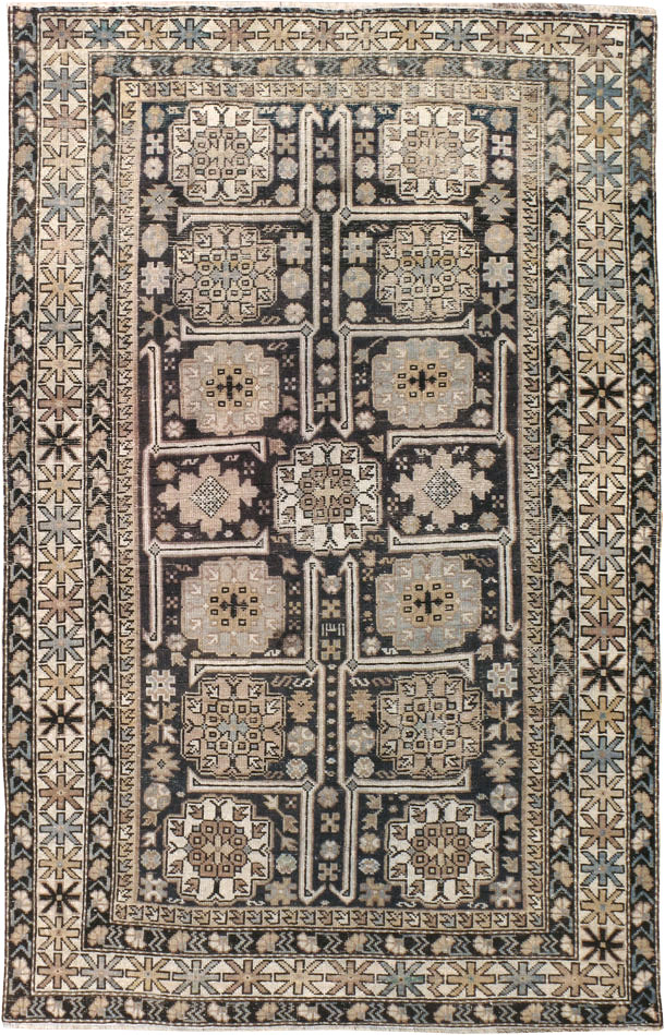 Antique Caucasian Shirvan Rug, No.18893 - Staging