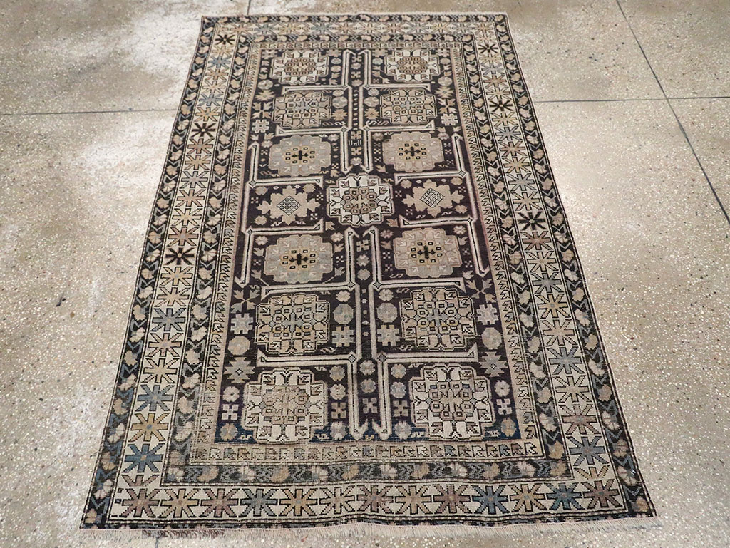 Antique Caucasian Shirvan Rug, No.18893 - Staging