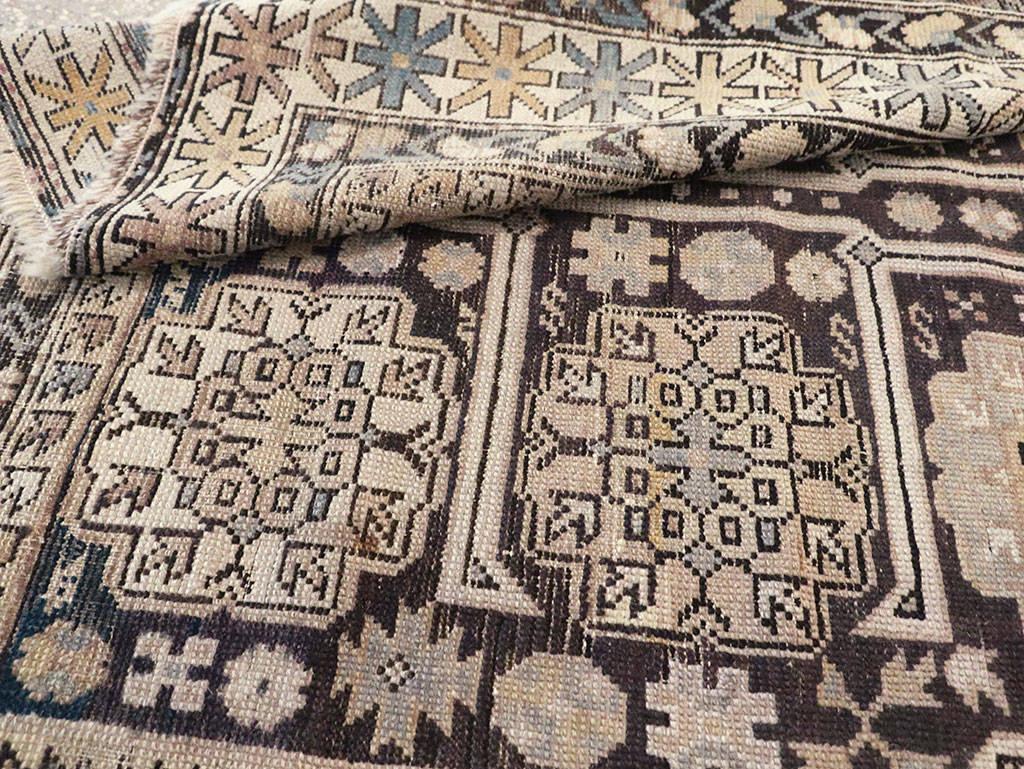 Antique Caucasian Shirvan Rug, No.18893 - Staging