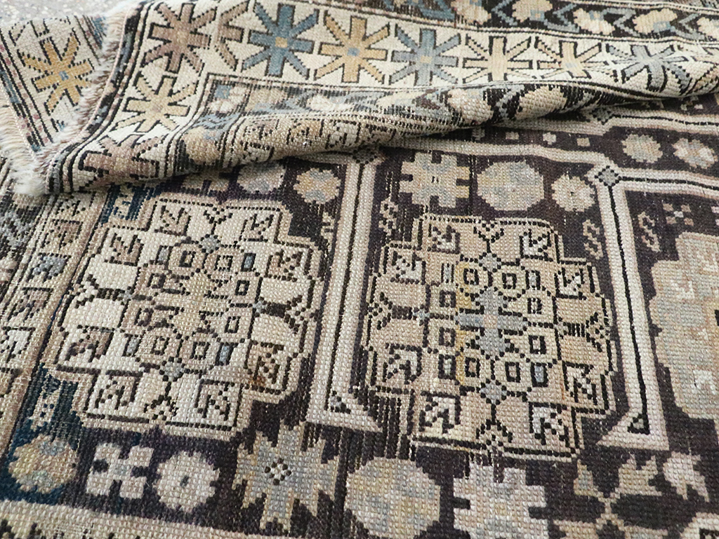 Antique Caucasian Shirvan Rug, No.18893 - Staging