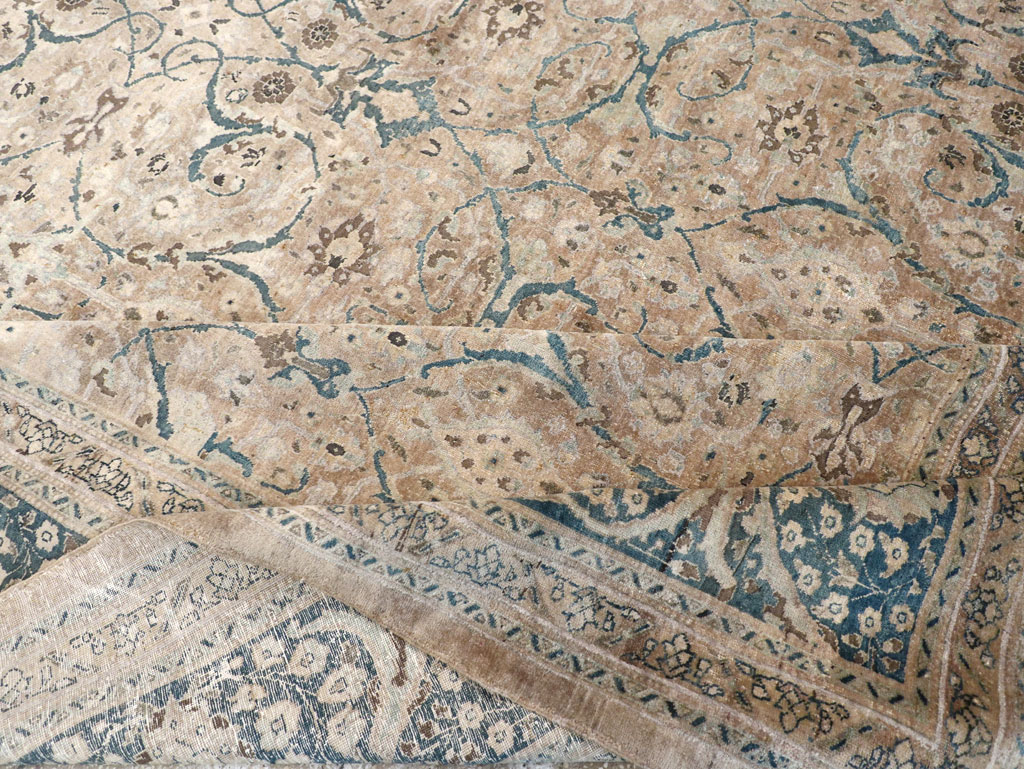 Antique Persian Tabriz Carpet, No.18900 - Staging