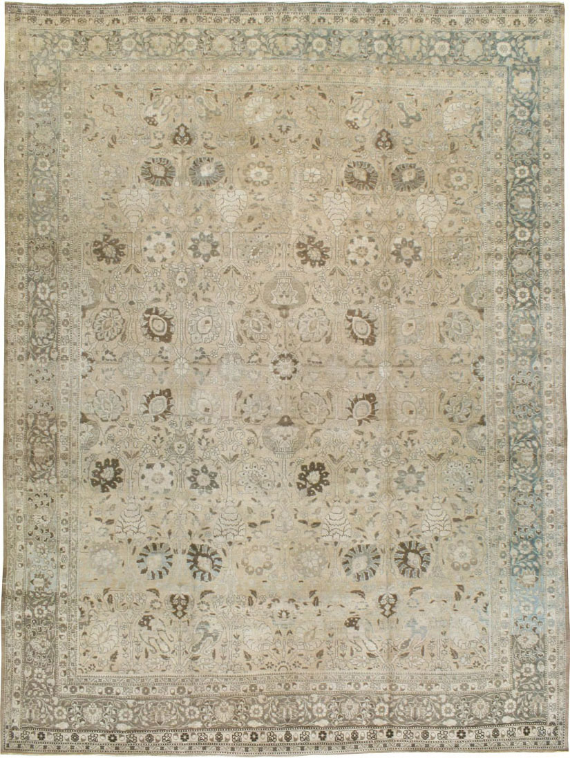 Antique Persian Tabriz Carpet, No.18904 - Staging
