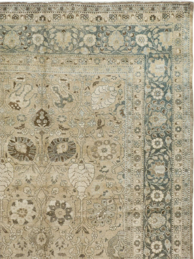 Antique Persian Tabriz Carpet, No.18904 - Staging