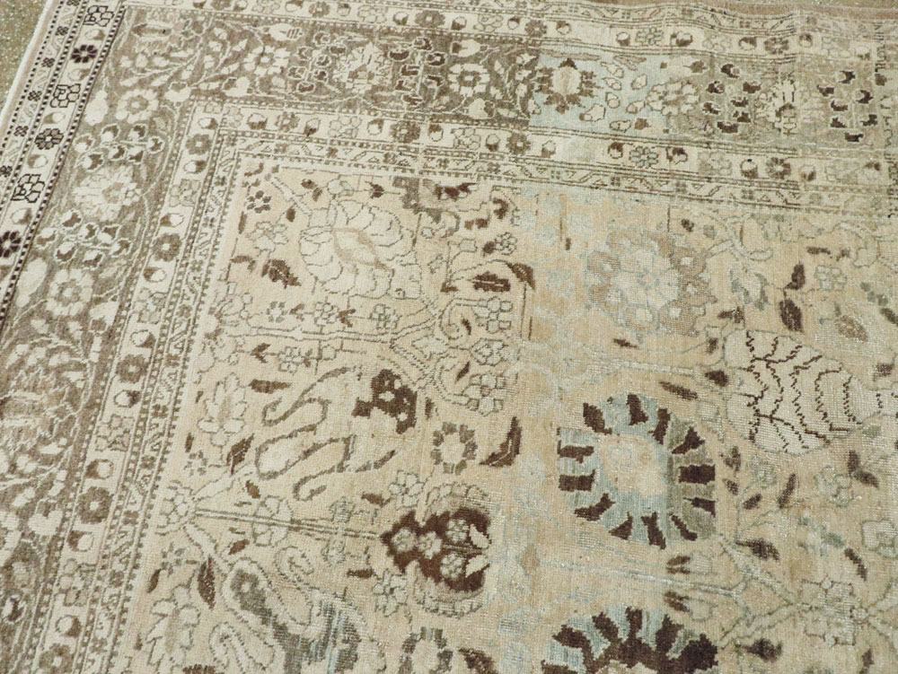 Antique Persian Tabriz Carpet, No.18904 - Staging