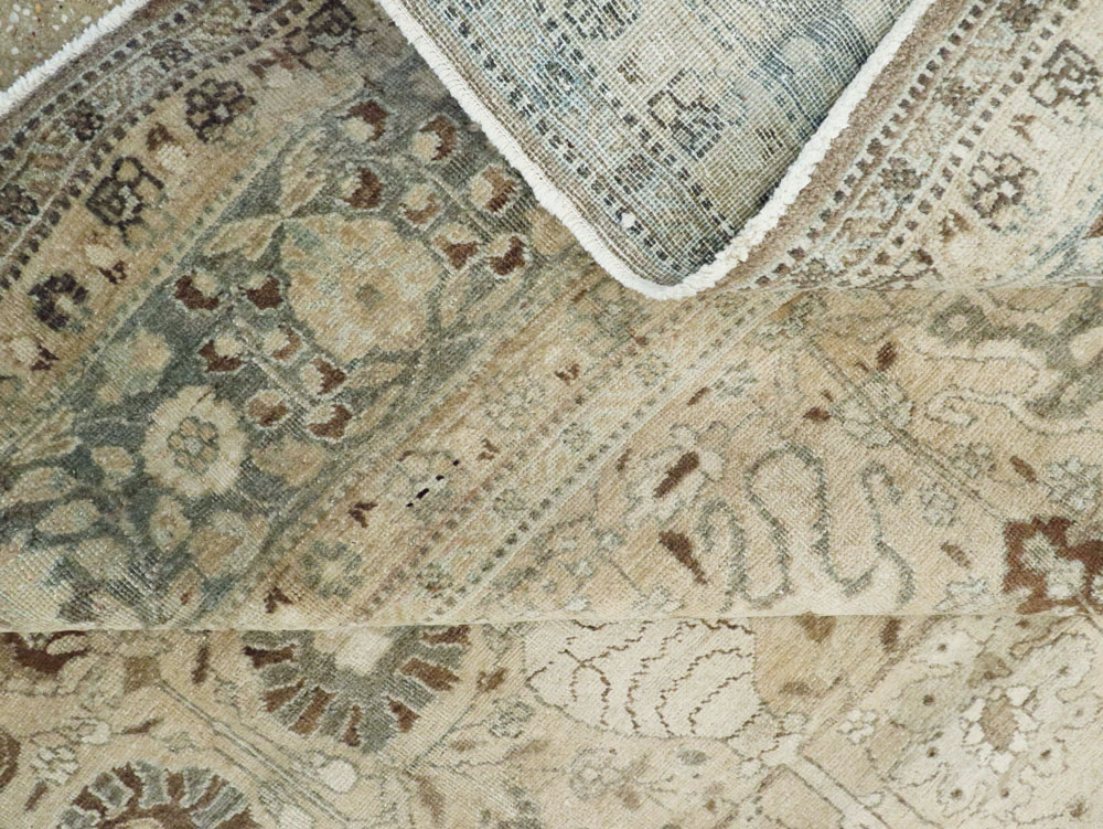 Antique Persian Tabriz Carpet, No.18904 - Staging