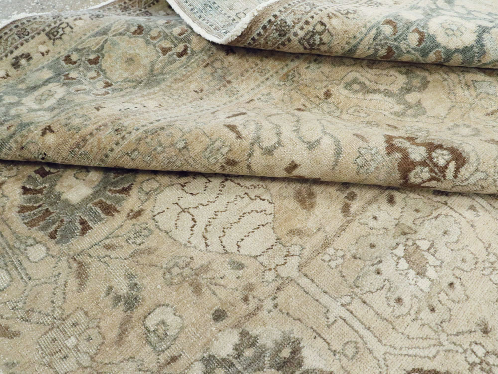 Antique Persian Tabriz Carpet, No.18904 - Staging