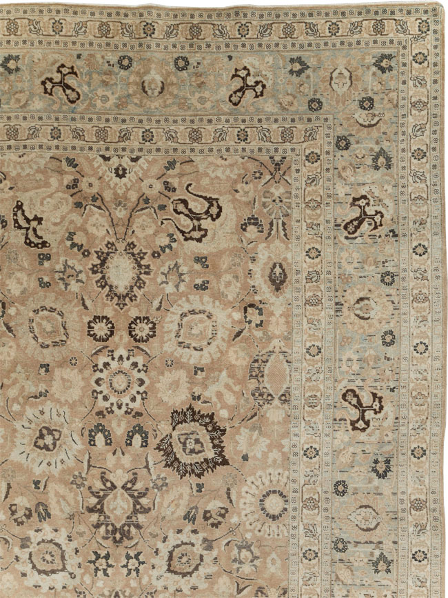Antique Persian Tabriz Carpet, No.18906 - Staging