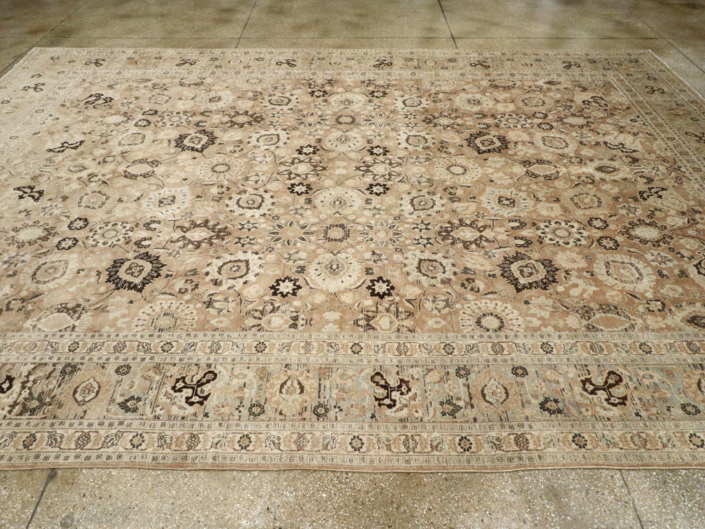 Antique Persian Tabriz Carpet, No.18906 - Staging