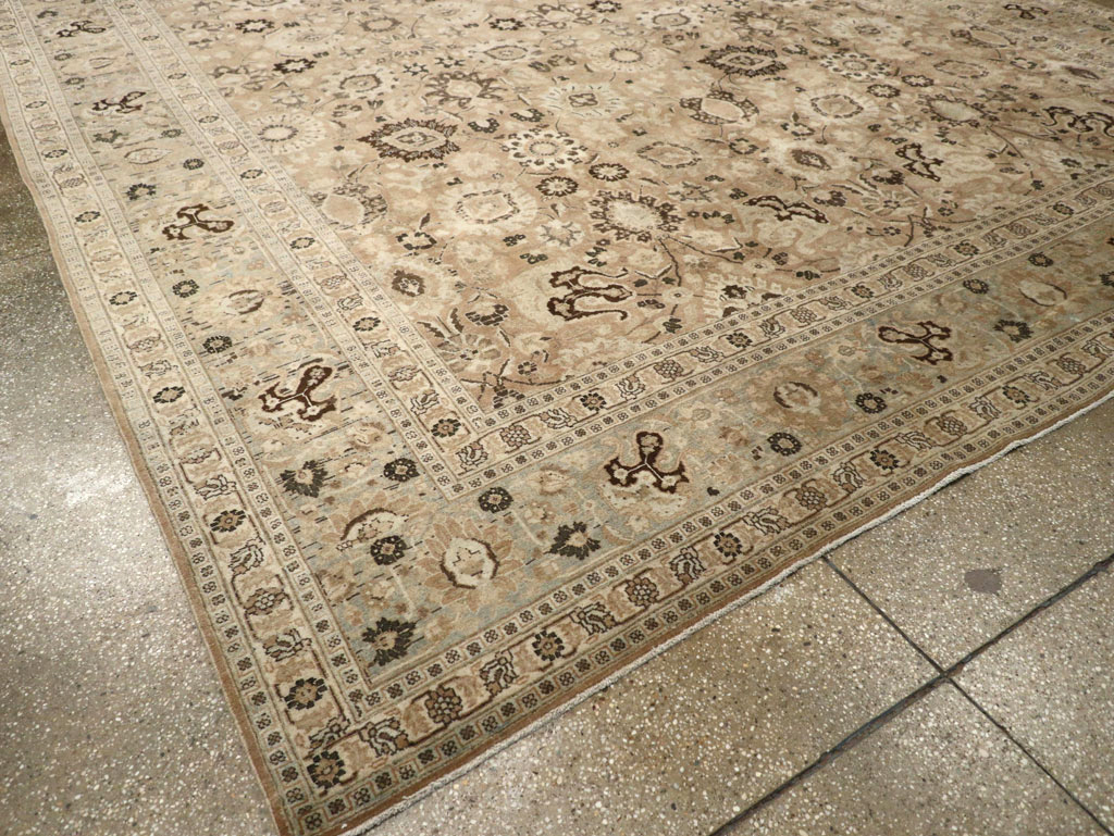 Antique Persian Tabriz Carpet, No.18906 - Staging