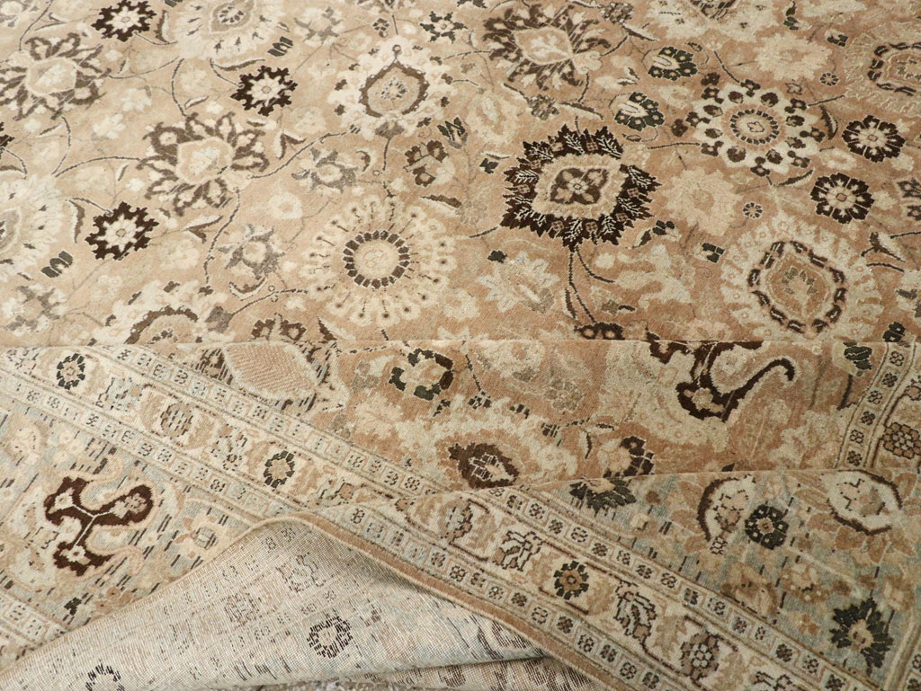 Antique Persian Tabriz Carpet, No.18906 - Staging