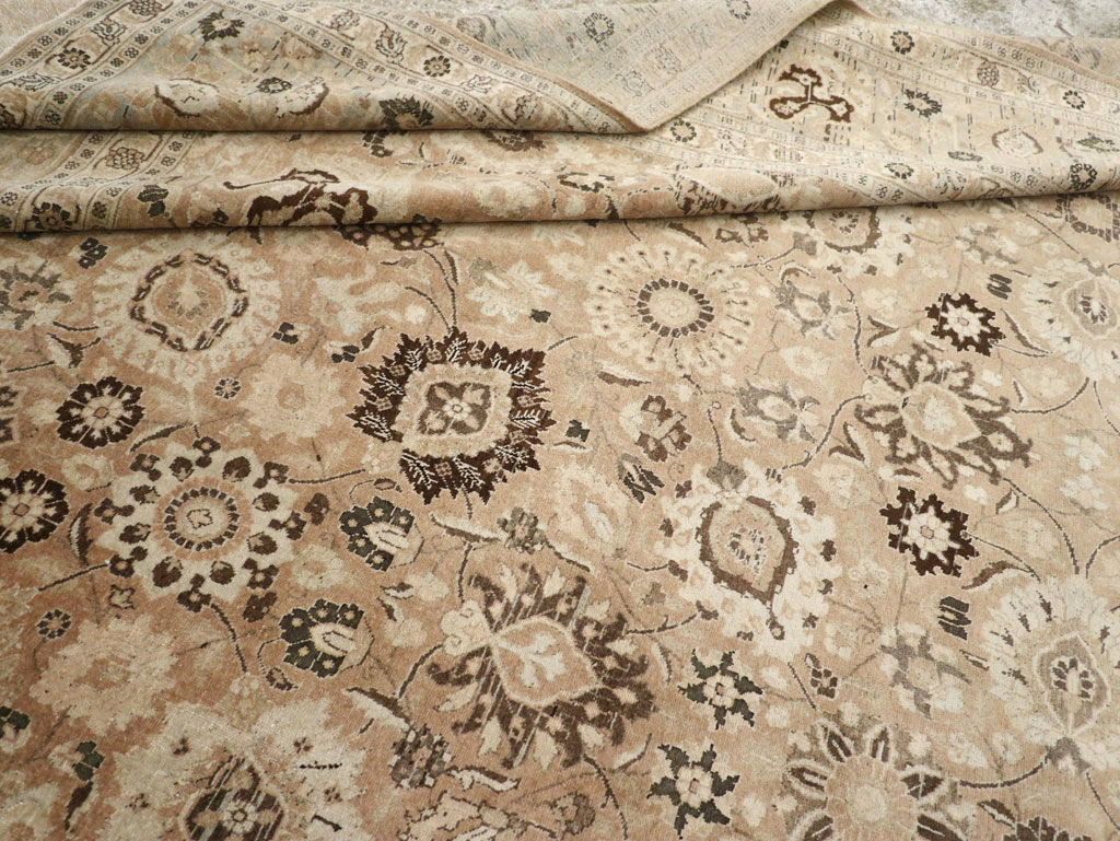 Antique Persian Tabriz Carpet, No.18906 - Staging