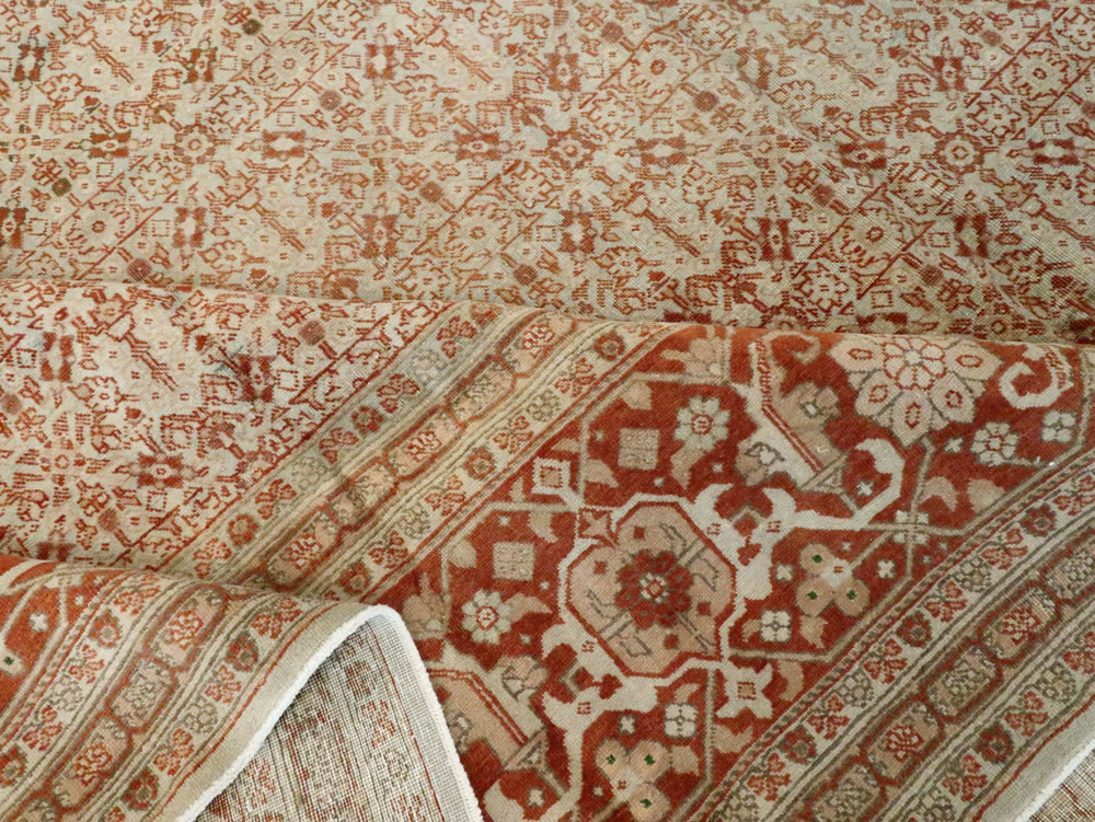 Antique Persian Tabriz Carpet, No.18911 - Staging