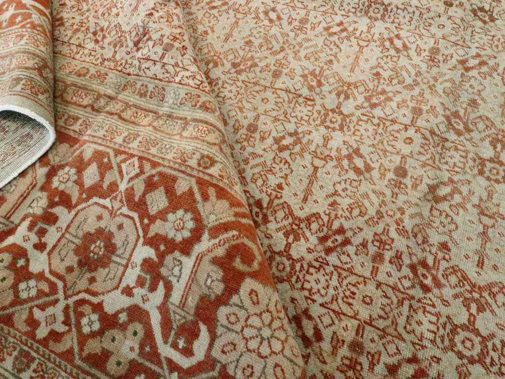 Antique Persian Tabriz Carpet, No.18911 - Staging