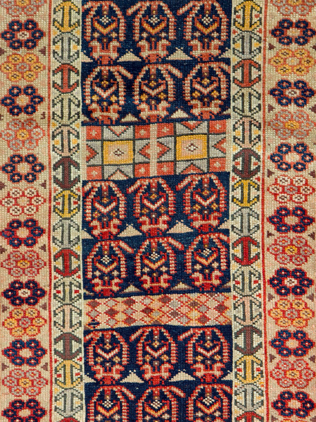 Antique Persian Northwest Long Runner, No.18912 - Staging