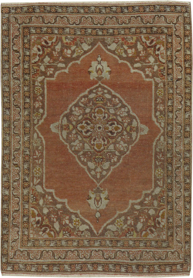 Antique Persian Tabriz Rug, No.18914 - Staging