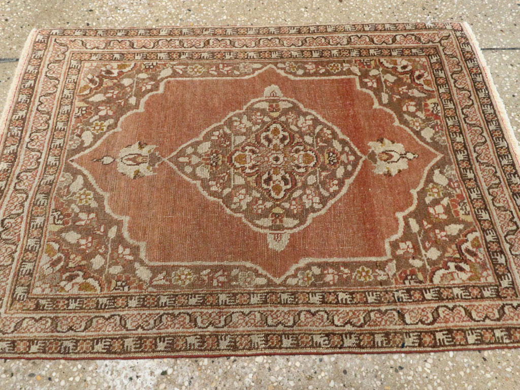Antique Persian Tabriz Rug, No.18914 - Staging