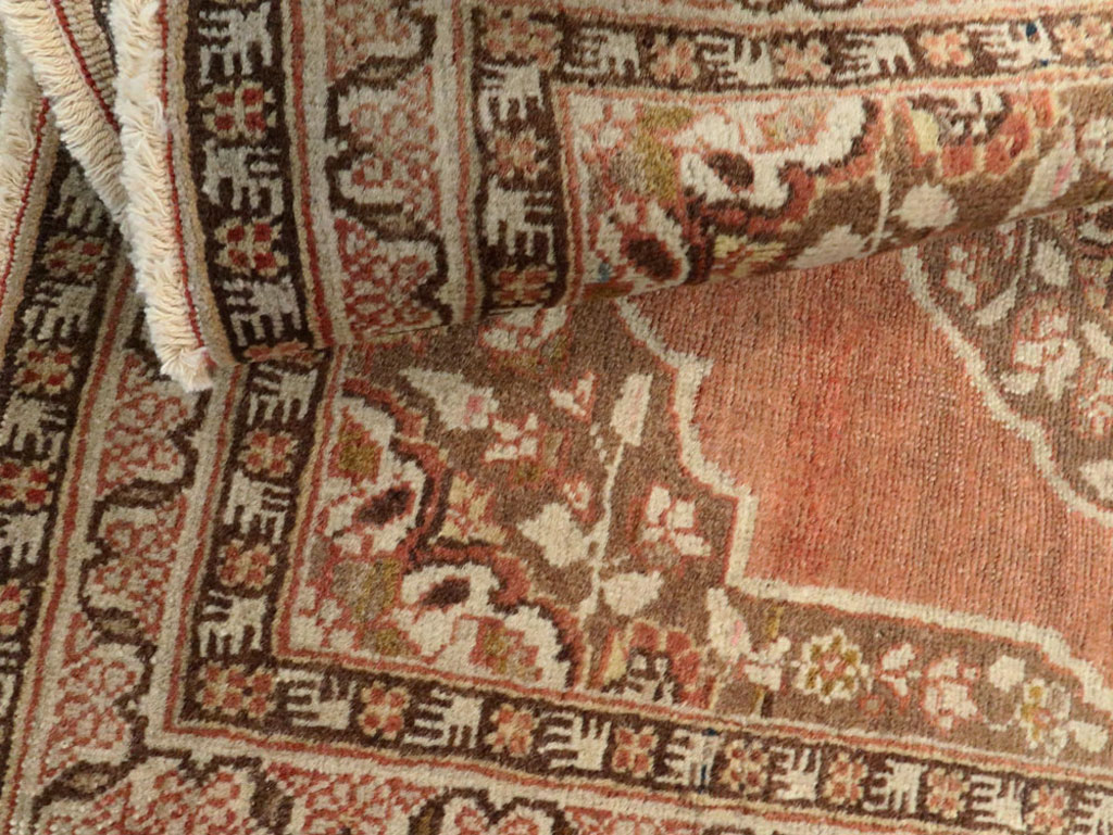 Antique Persian Tabriz Rug, No.18914 - Staging