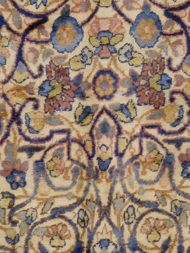 Vintage Persian Lavar Kerman Oversize Carpet, No.18917 - Staging