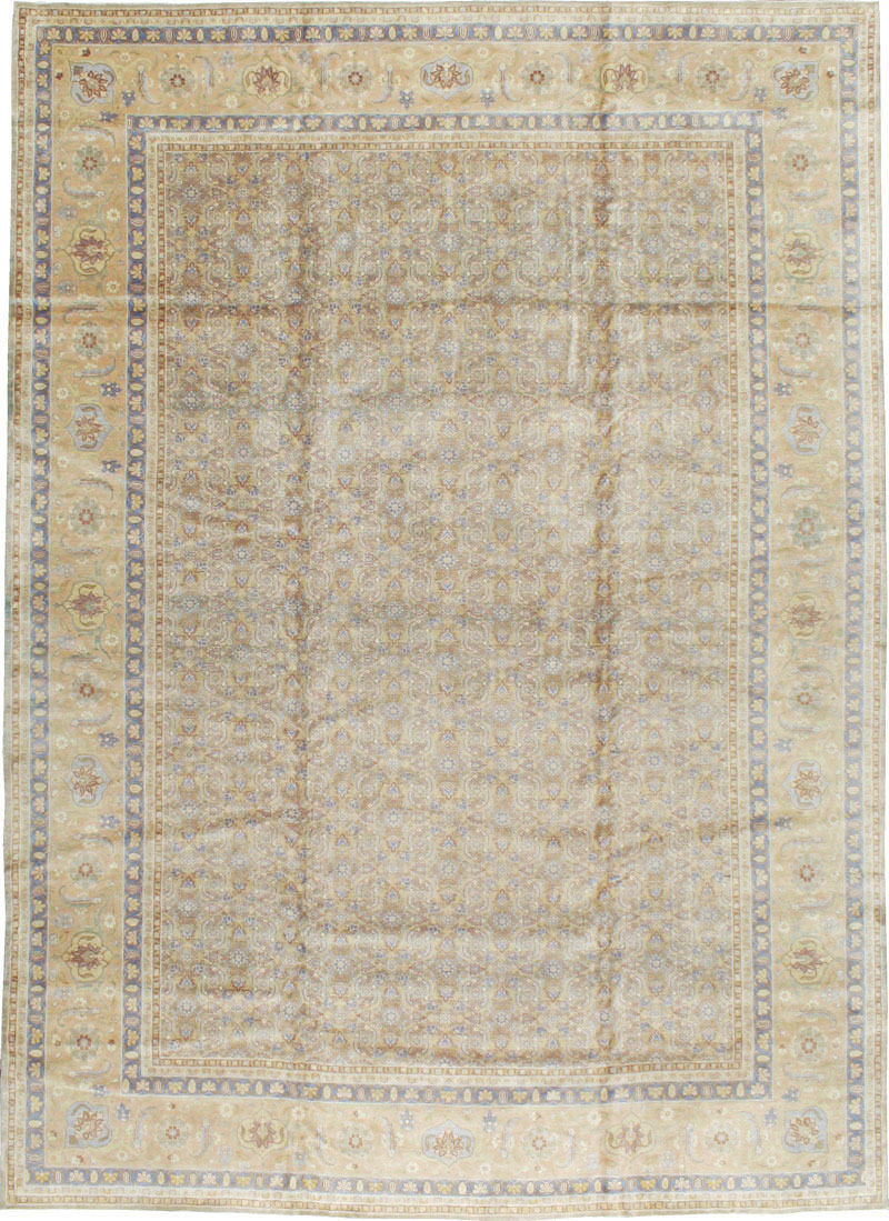 Antique Persian Tabriz Carpet, No.18926 - Staging