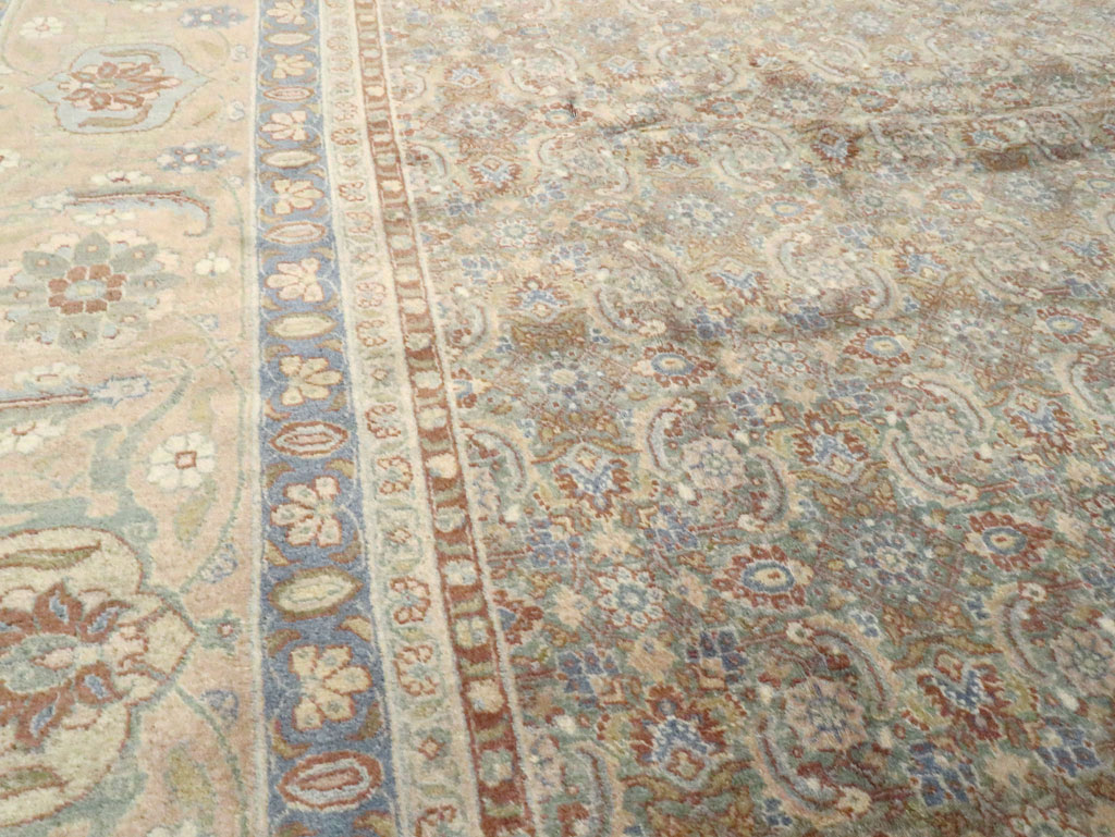 Antique Persian Tabriz Carpet, No.18926 - Staging