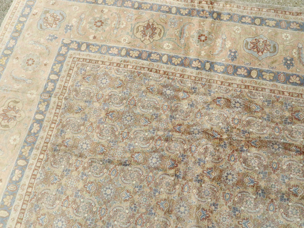 Antique Persian Tabriz Carpet, No.18926 - Staging