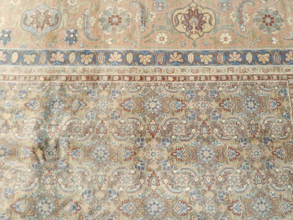 Antique Persian Tabriz Carpet, No.18926 - Staging