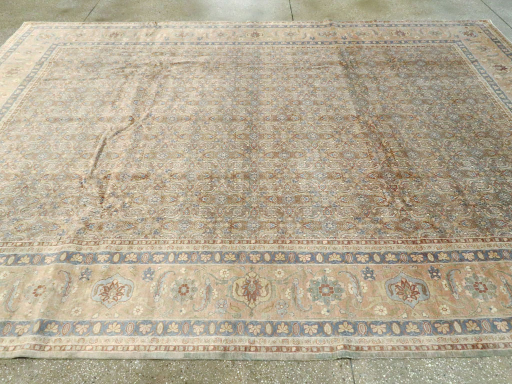 Antique Persian Tabriz Carpet, No.18926 - Staging