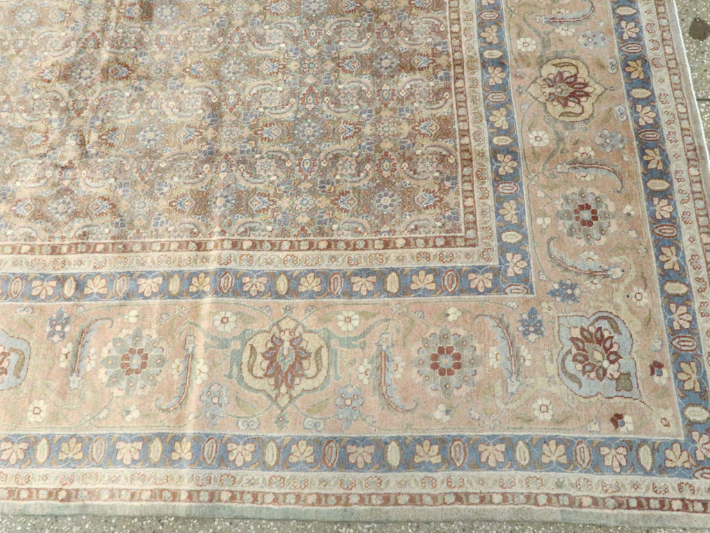 Antique Persian Tabriz Carpet, No.18926 - Staging