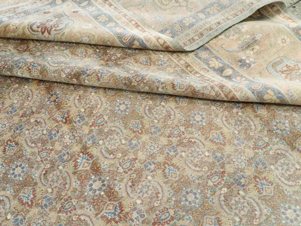 Antique Persian Tabriz Carpet, No.18926 - Staging