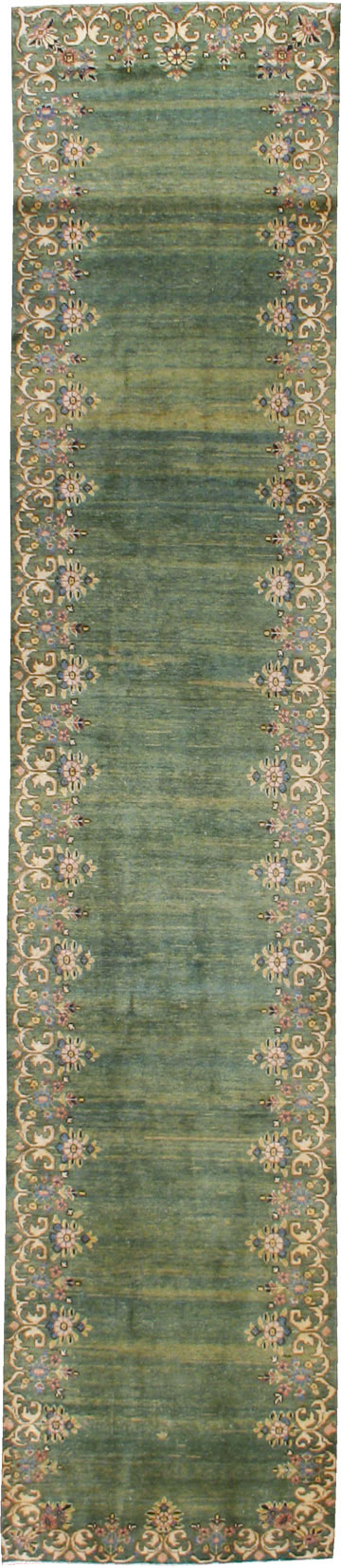 Vintage Persian Tabriz Runner, No.18934 - Staging
