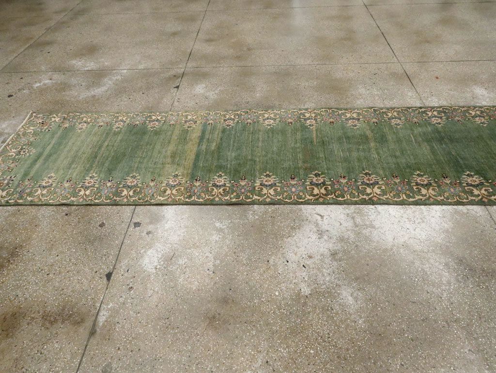 Vintage Persian Tabriz Runner, No.18934 - Staging