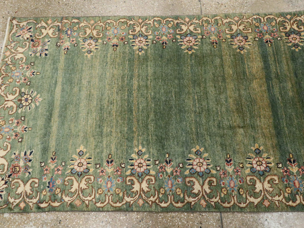 Vintage Persian Tabriz Runner, No.18934 - Staging